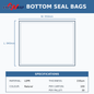 Bottom Seal Bags Food Grade LDPE Natural 30 um (Code: 550150)