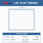 Lay Flat Tubing 200mm LDPE Natural  100 um x 543m (Code: LF06)